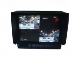 7寸DVR,7寸車載顯示器，7寸顯示器具錄像功能，四路分割顯示器，內(nèi)置DVR,最大支持32G,